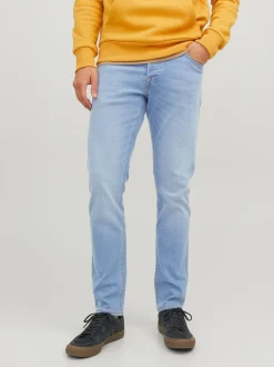 JACK & JONES Blue Chrome Glenn Slim Fit Jeans