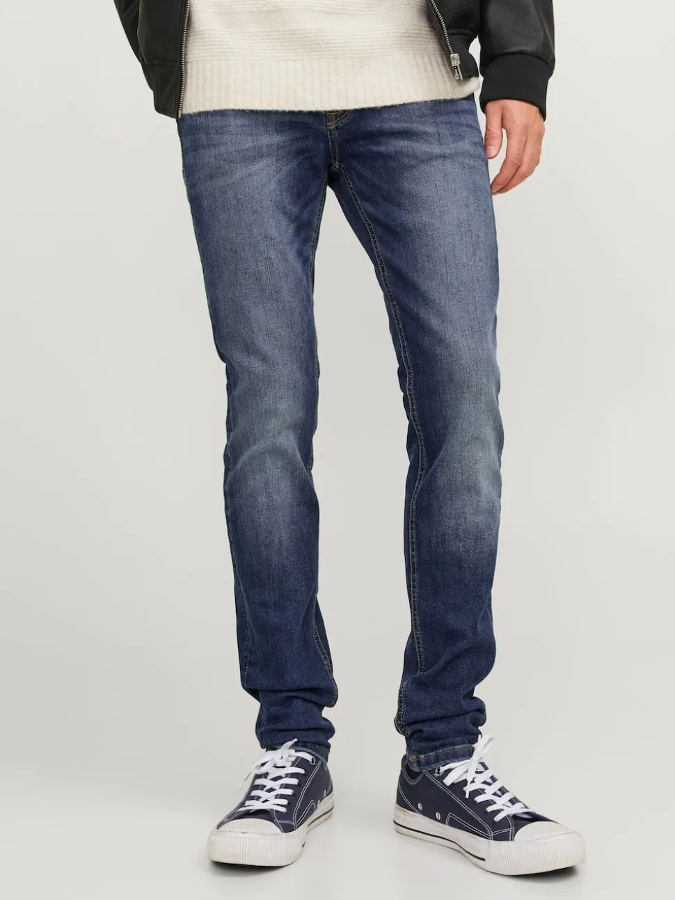 JACK & JONES Blue Liam Skinny Fit Jeans
