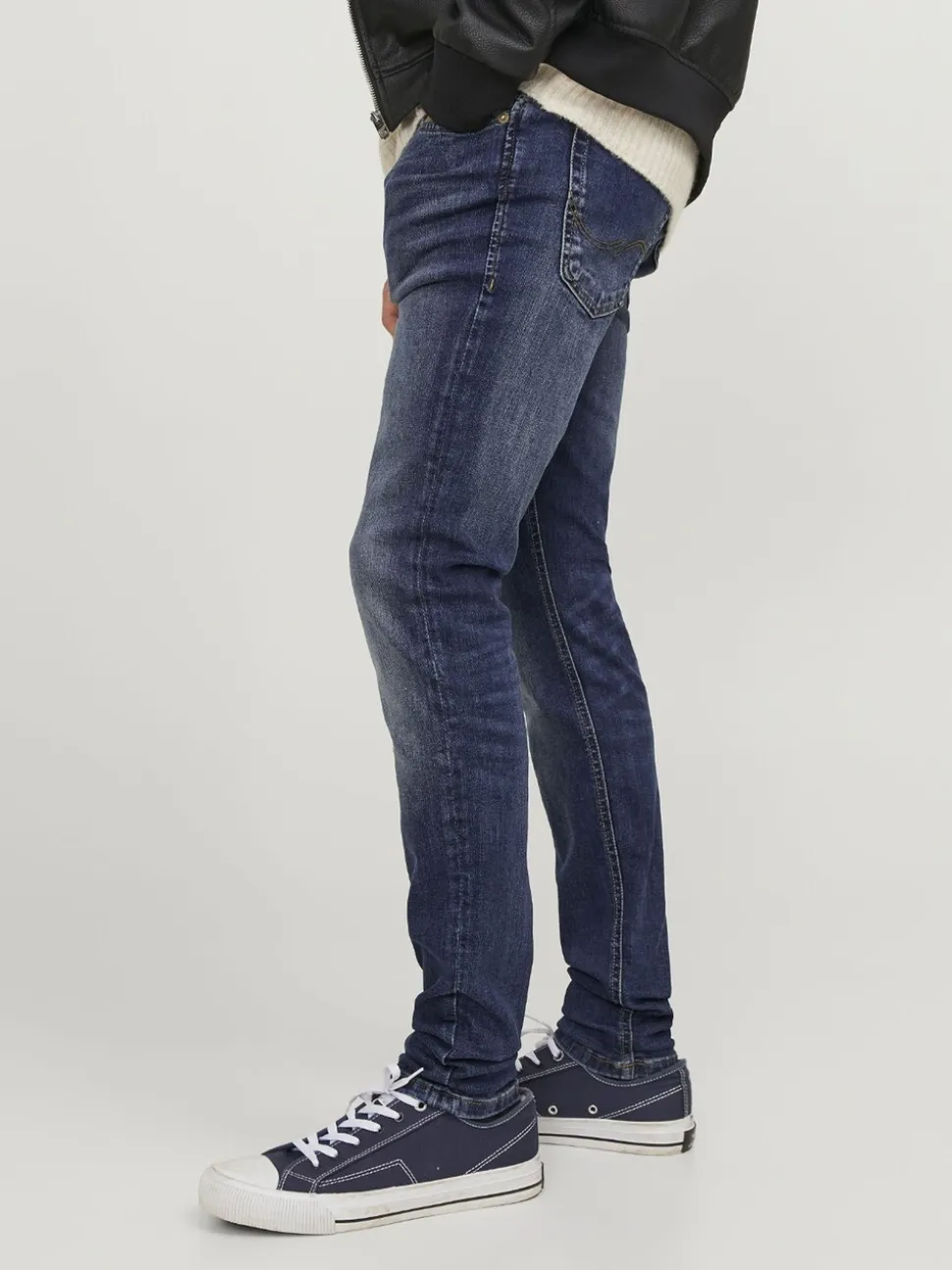 JACK & JONES Blue Liam Skinny Fit Jeans