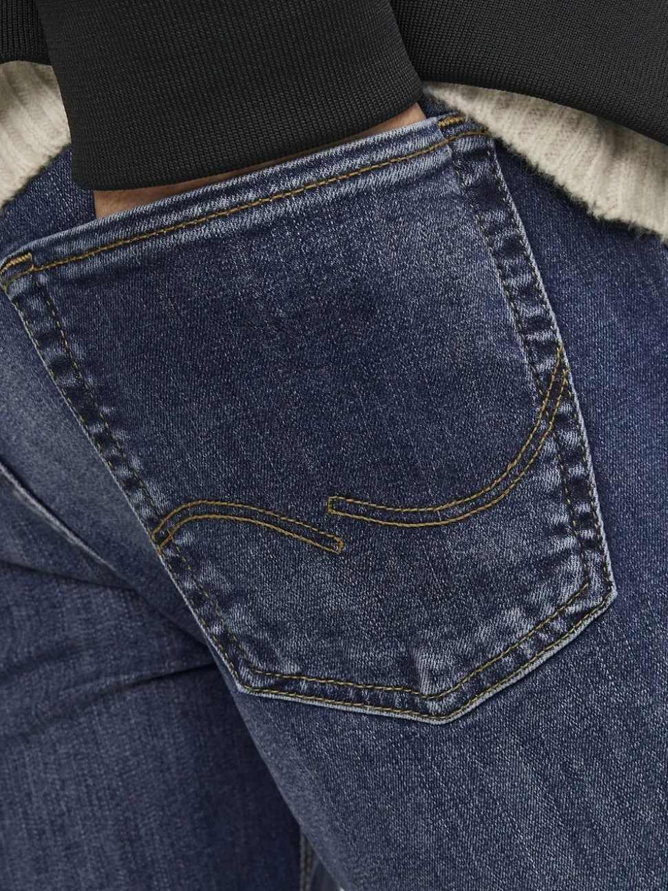 JACK & JONES Blue Liam Skinny Fit Jeans