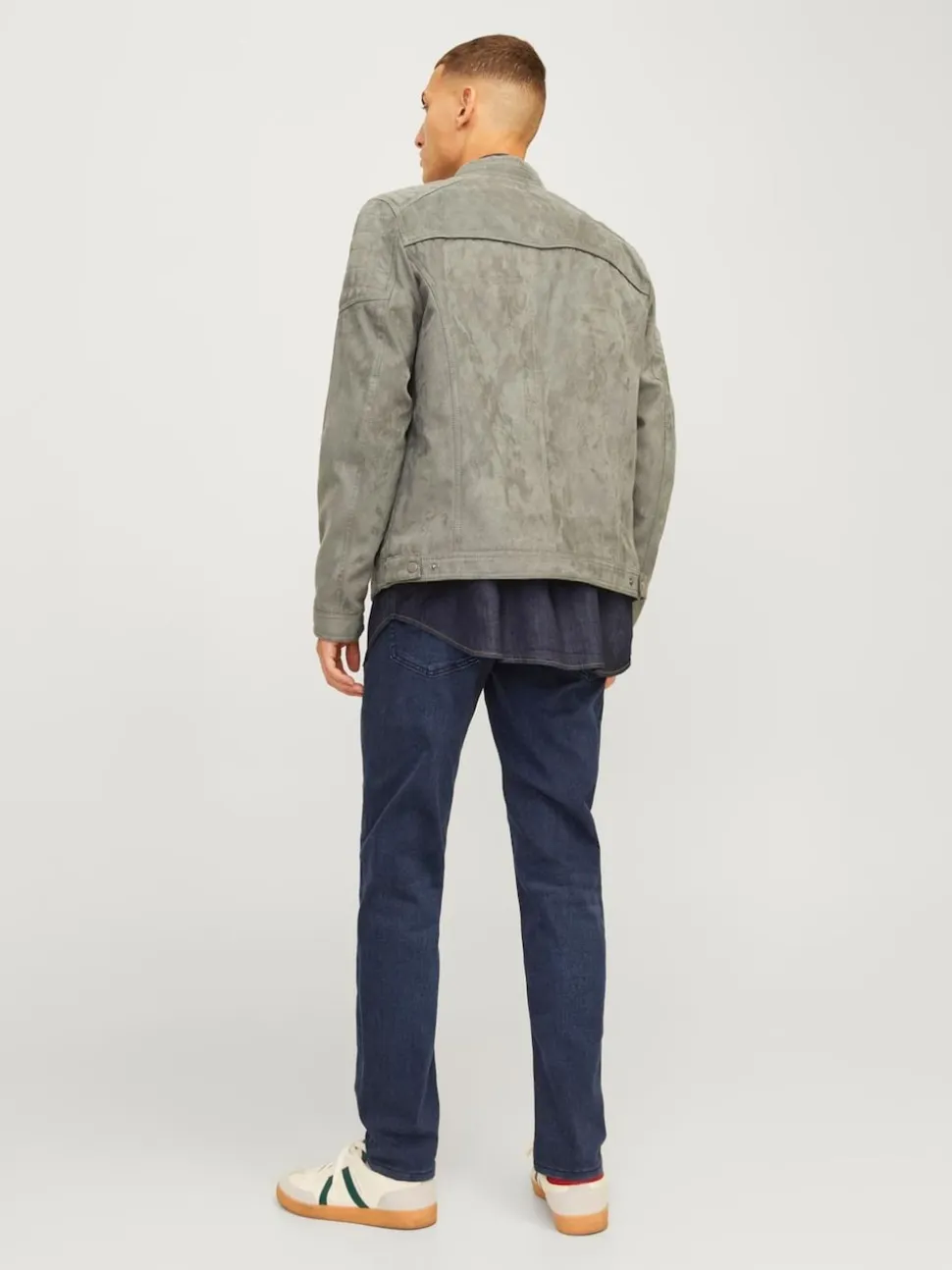 JACK & JONES Blue Mike Original Tapered Fit Jeans