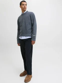 JACK & JONES Blue Relaxed Corduroy Joggers
