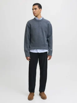 JACK & JONES Blue Relaxed Corduroy Joggers
