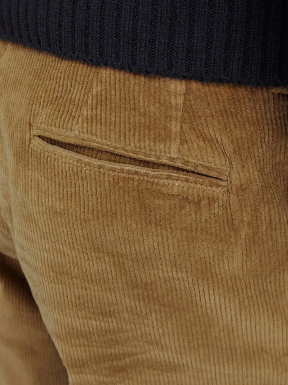 JACK & JONES Brown Corduroy Chino Trousers