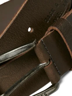 JACK & JONES Brown Leather Belt