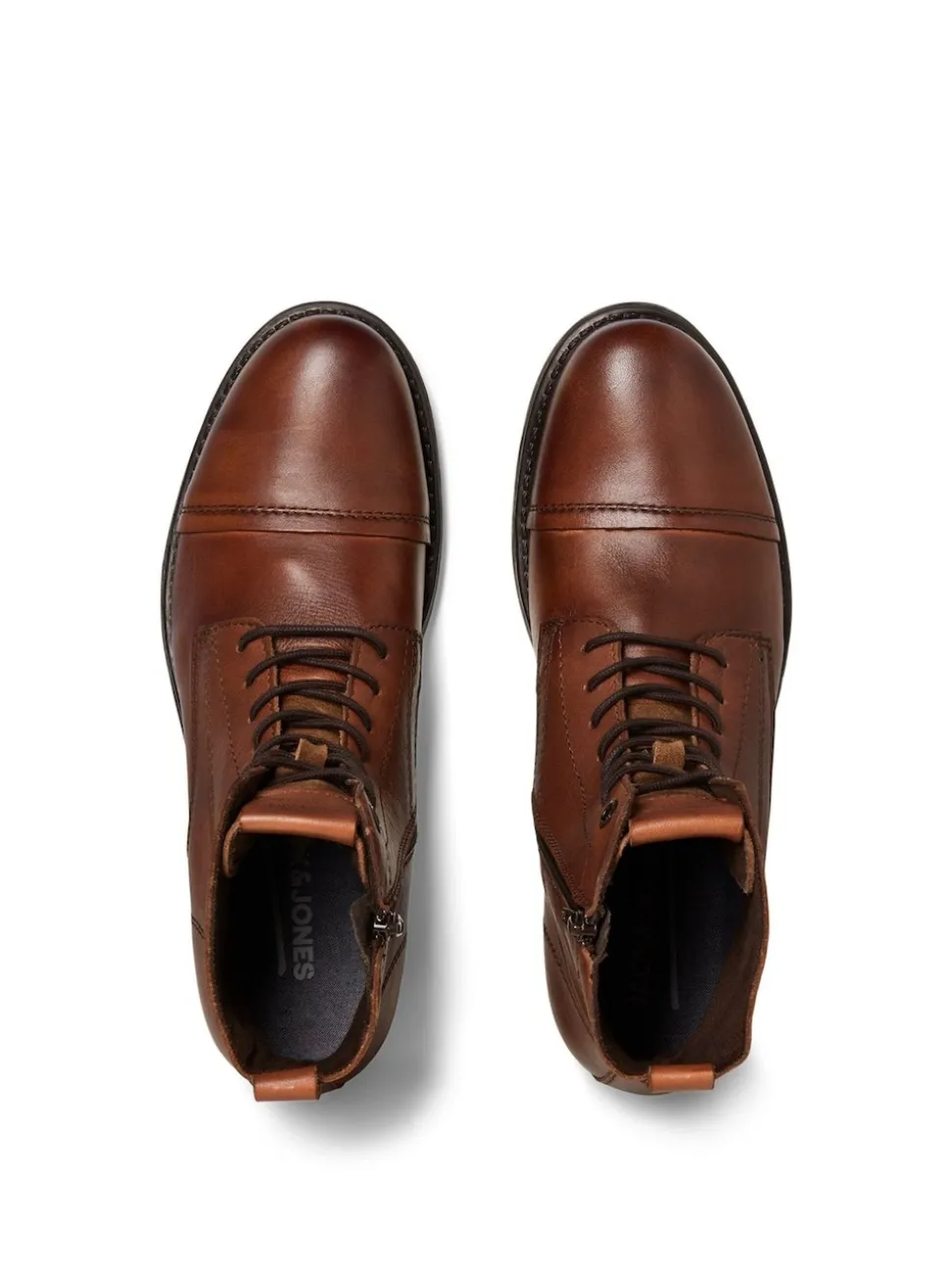 JACK & JONES Brown Leather Boots