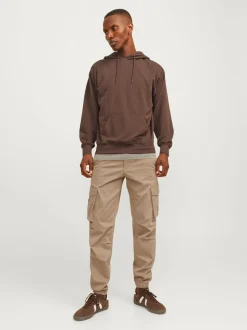 JACK & JONES Brown Relaxed Fit Cargo Trousers