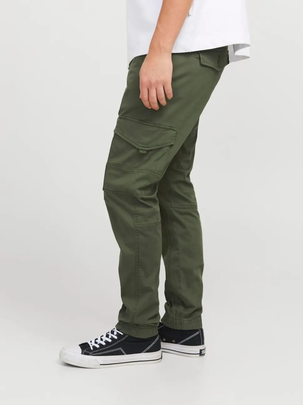JACK & JONES Green Cargo Trouser