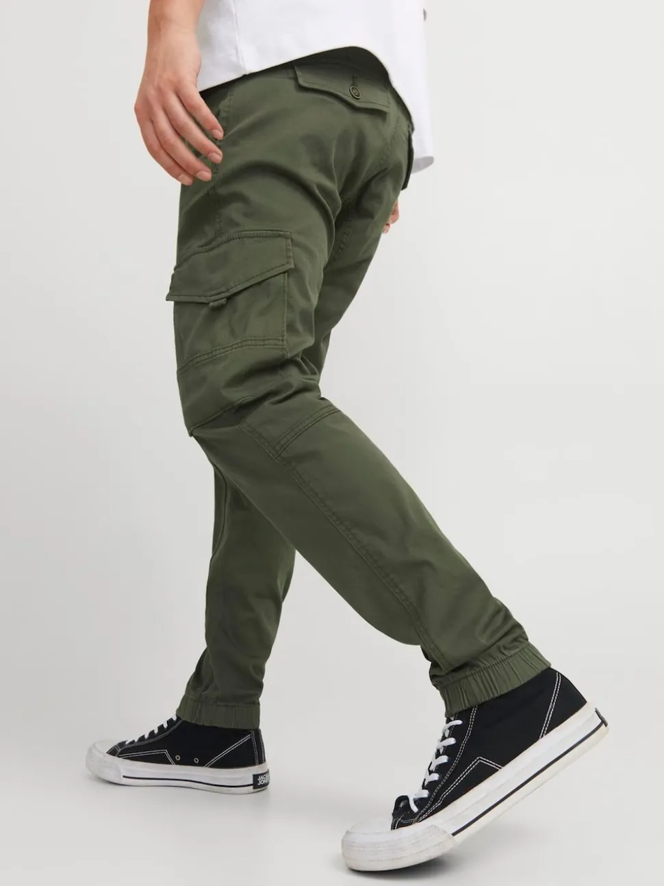 JACK & JONES Green Cargo Trouser
