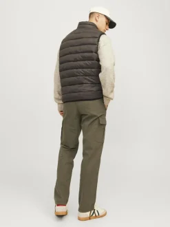 JACK & JONES Green Loose Fit Cargo Trousers