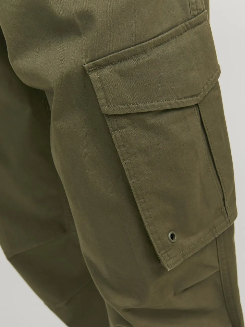 JACK & JONES Green Relaxed Fit Cargo Trousers