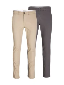 JACK & JONES Grey 2 Pack Chino Trousers