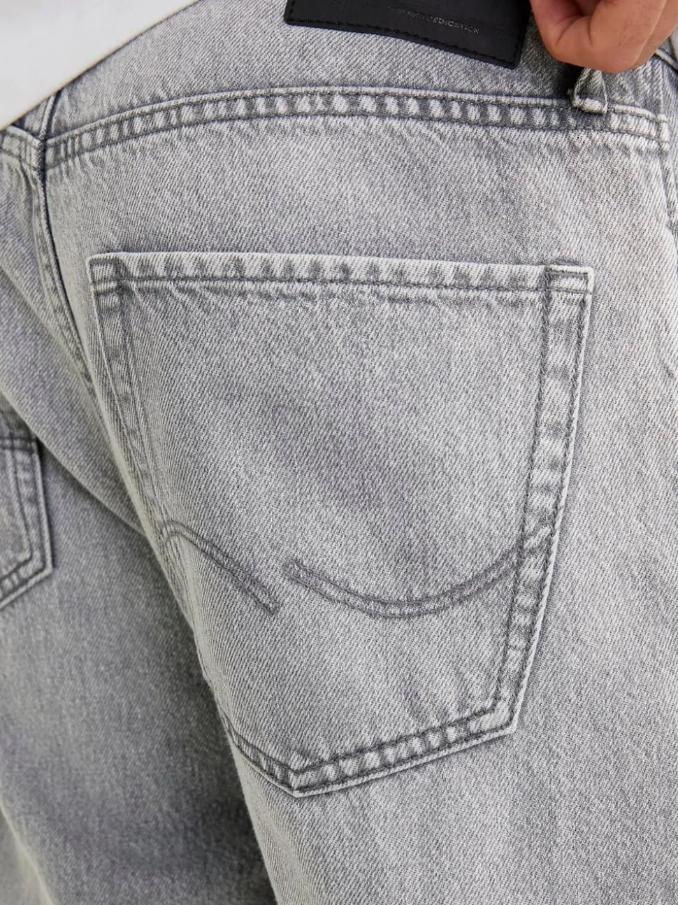 JACK & JONES Grey Chris Relaxed Fit Jeans