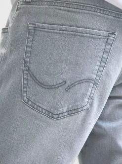 JACK & JONES Grey Glenn Slim Fit Jeans