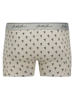 JACK & JONES Grey Trunk Boxers 3 Pack