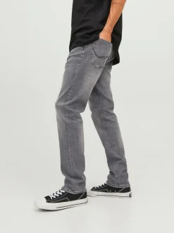 JACK & JONES Grey Wash Glenn Slim Fit Jeans
