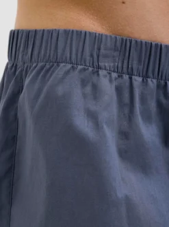JACK & JONES Light Blue 100% Cotton Boxers 3 Pack