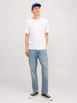 JACK & JONES Light Blue Chrome Relaxed Fit Chris Jeans