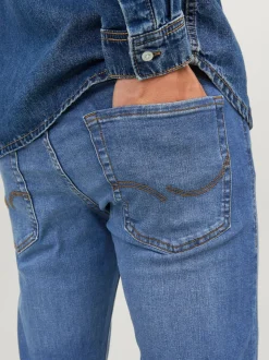 JACK & JONES Light Blue Glenn Slim Fit Jeans