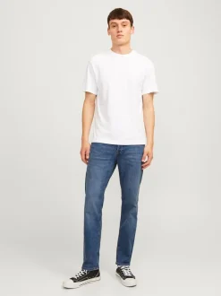 JACK & JONES Light Blue Mike Original Tapered Fit Jeans