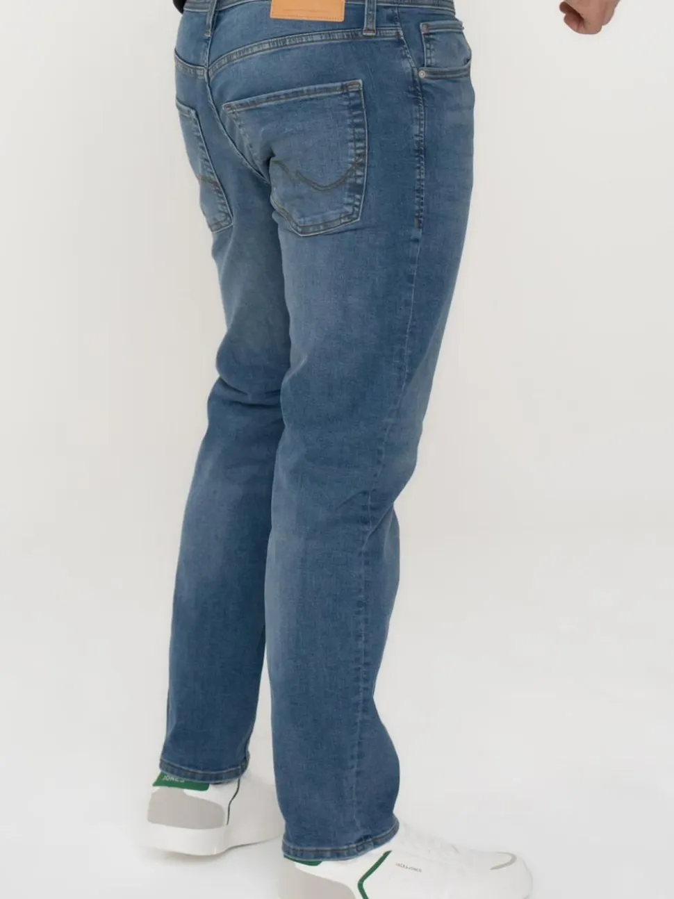 JACK & JONES Light Blue Mike Original Tapered Fit Jeans