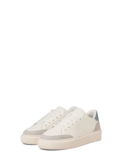 JACK & JONES Off White Chunky Sole PU Trainers