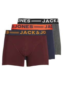 JACK & JONES Purple Boxers 3 Pack