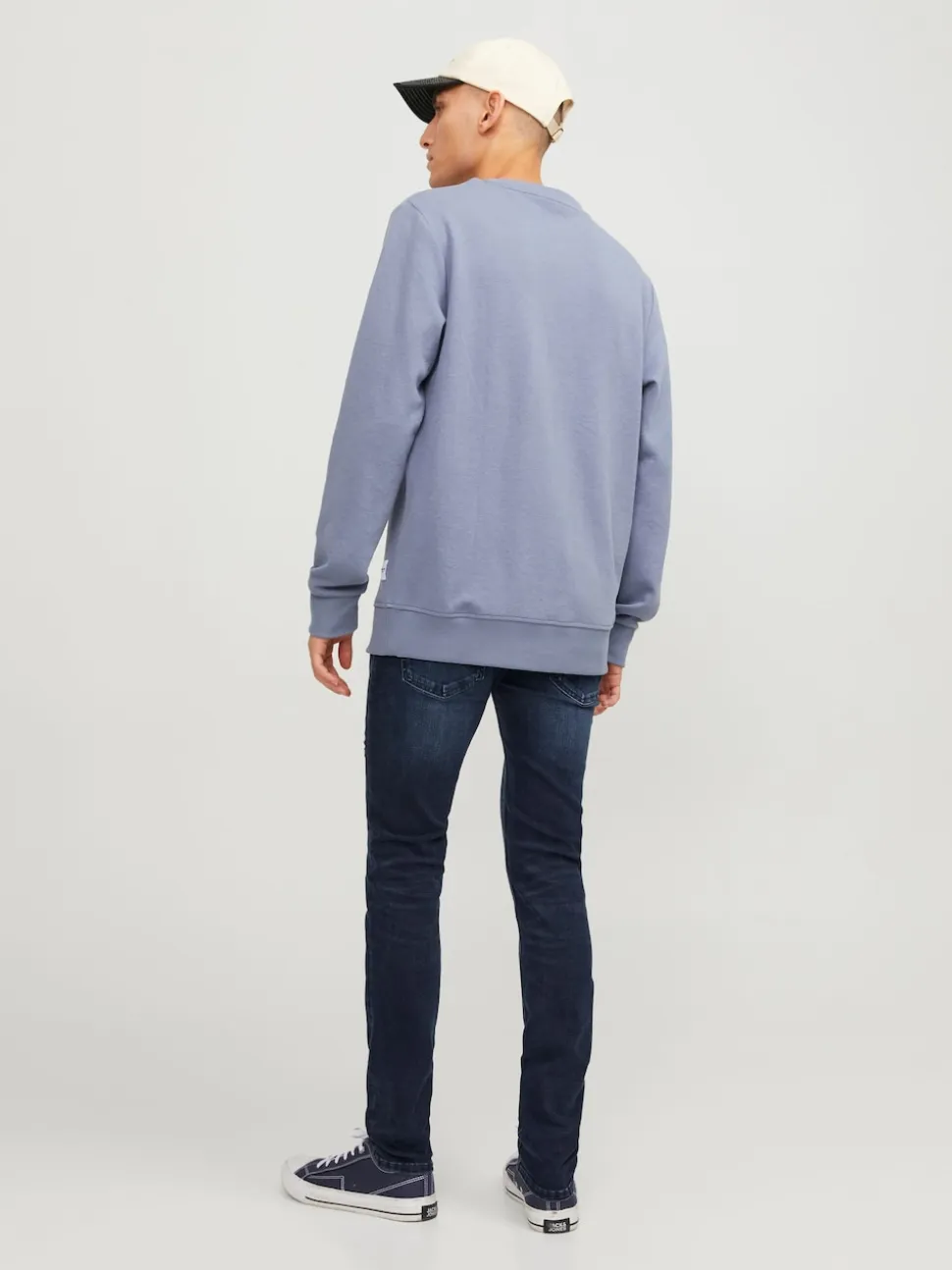 JACK & JONES Sky Blue Liam Skinny Fit Jeans