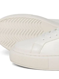 JACK & JONES White Chunky Sole PU Trainers