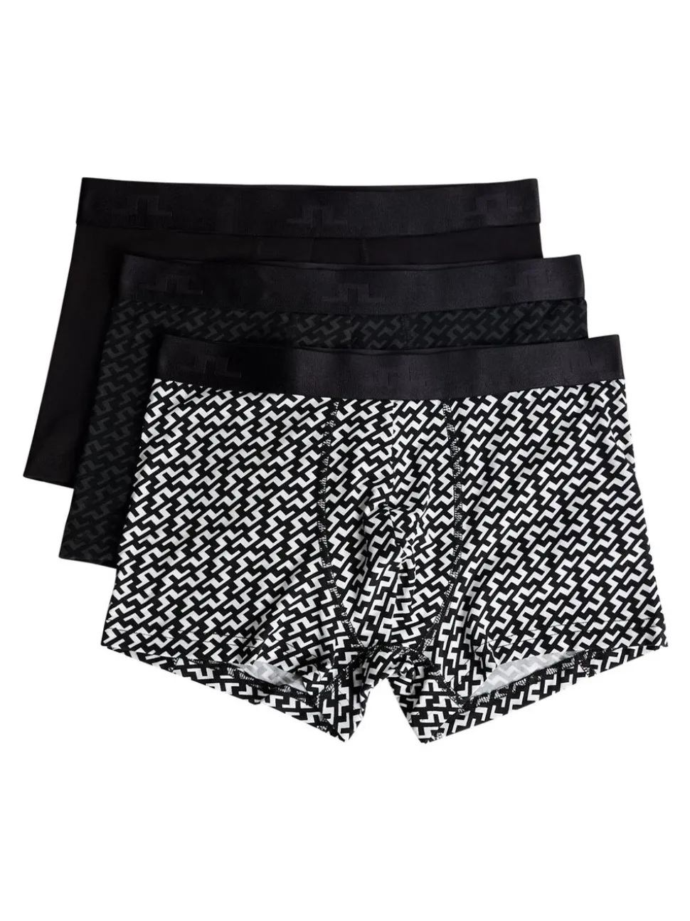 J.Lindeberg Black Seasonal Bridge Boxers 3pack