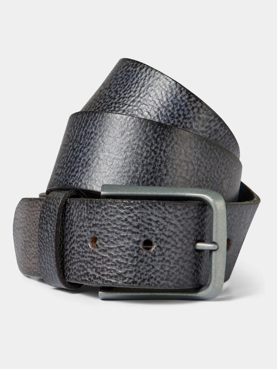 Joe Browns Black Metal Buckle Leather Belt