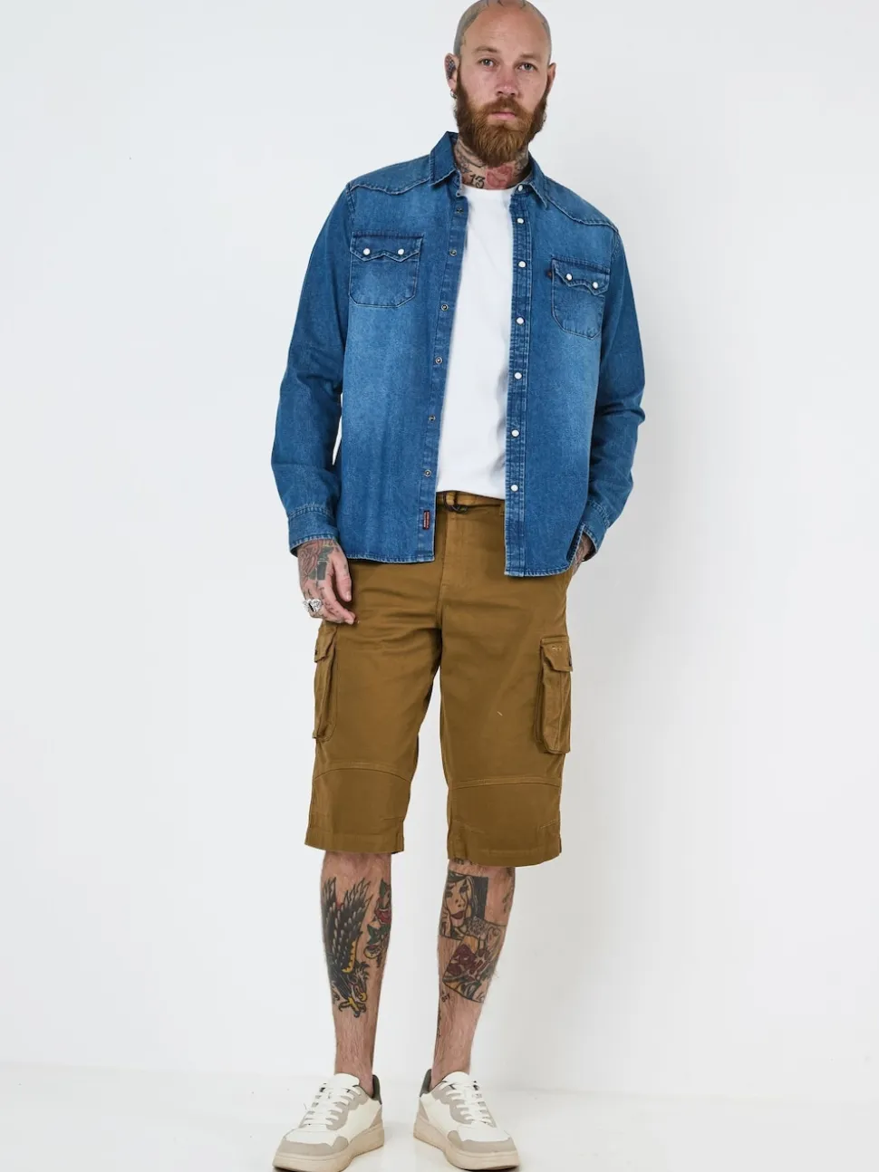 Joe Browns Brown Multi Pocket Cargo Shorts