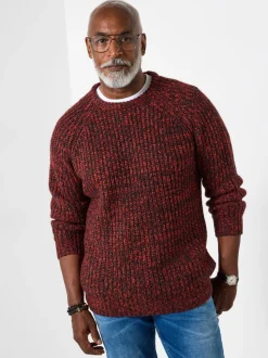 Joe Browns Orange Chunky Rib Knit Jumper