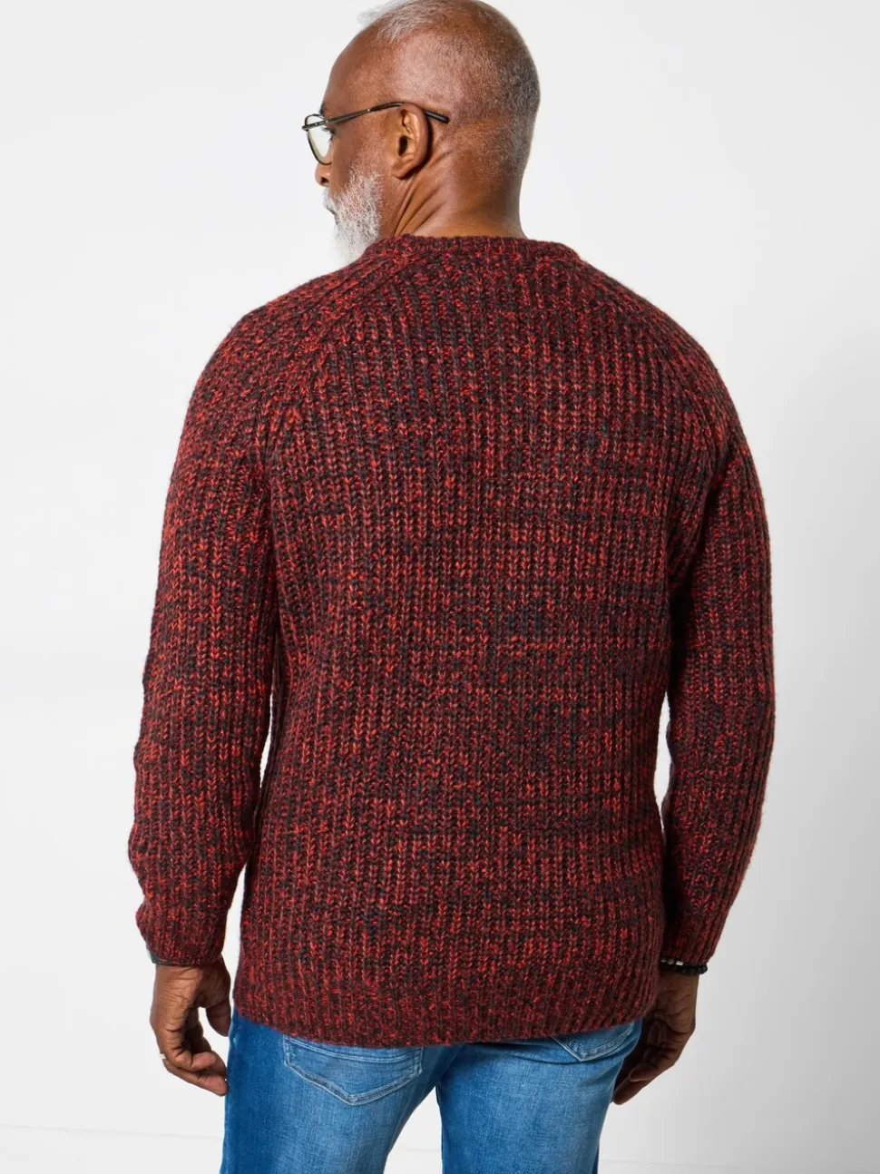 Joe Browns Orange Chunky Rib Knit Jumper