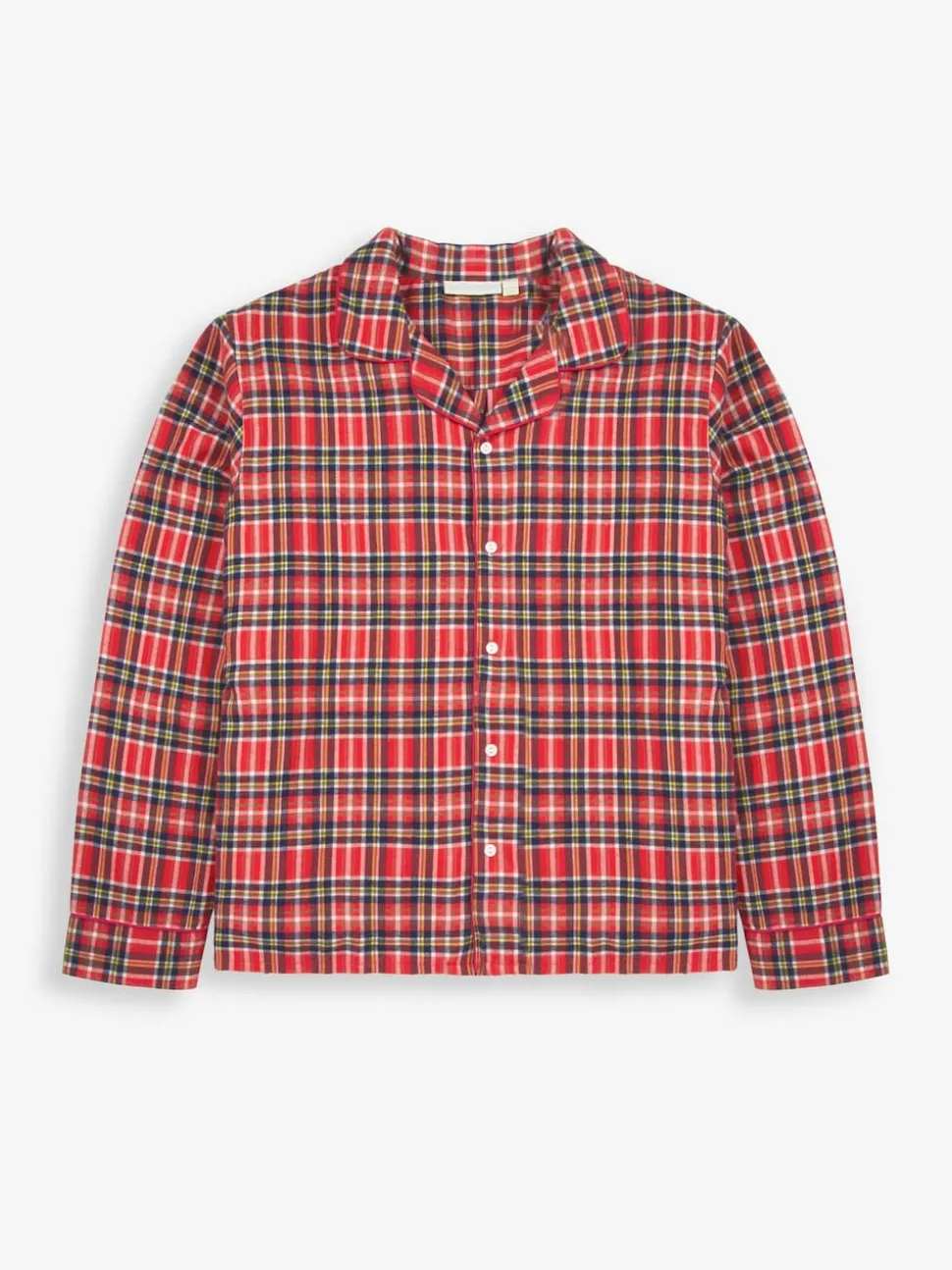 JoJo Maman Bébé Red Men's Tartan Pyjama Set
