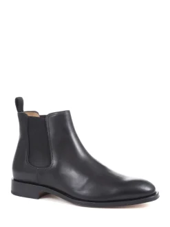 Jones Bootmaker Black Cheltenham Handmade Chelsea Boots
