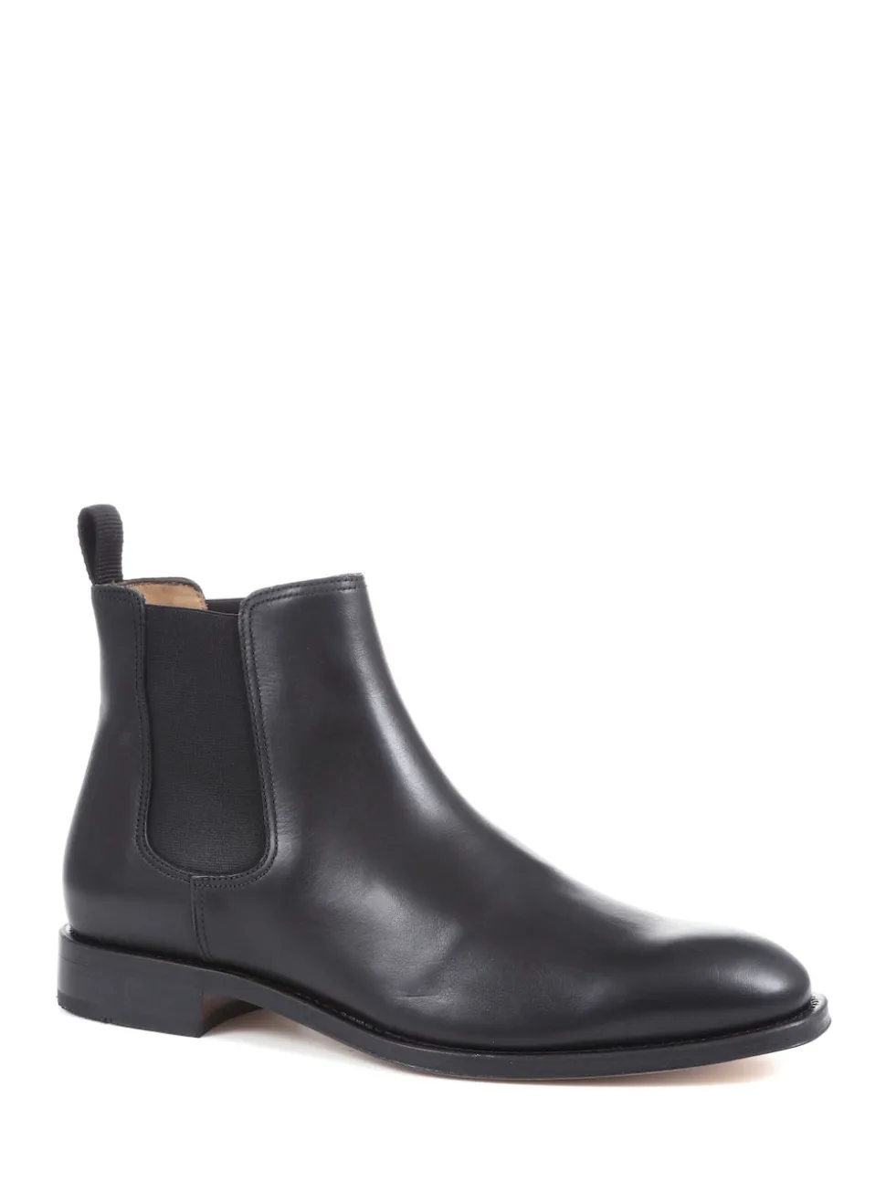 Jones Bootmaker Black Cheltenham Handmade Chelsea Boots
