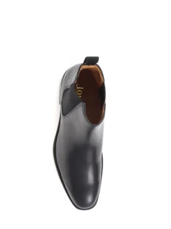 Jones Bootmaker Black Cheltenham Handmade Chelsea Boots
