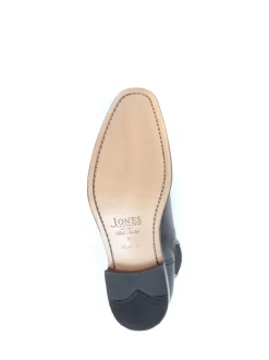 Jones Bootmaker Black Cheltenham Handmade Chelsea Boots