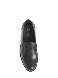 Jones Bootmaker Black Chorleywood 2 Leather Penny Loafers