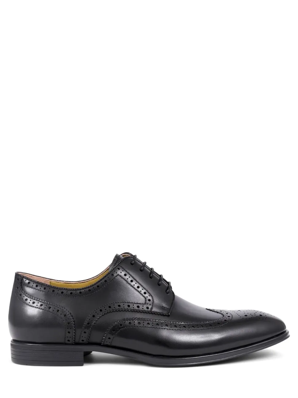 Jones Bootmaker Black Chrome Middleham Leather Oxford Black Shoes