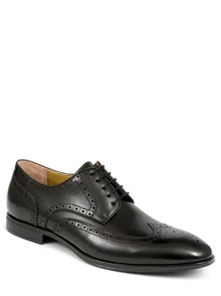 Jones Bootmaker Black Chrome Middleham Leather Oxford Black Shoes