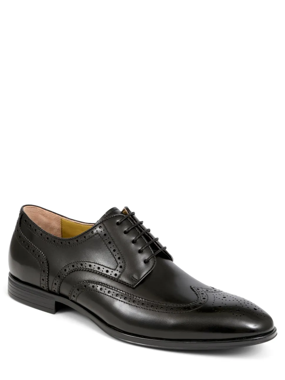 Jones Bootmaker Black Chrome Middleham Leather Oxford Black Shoes