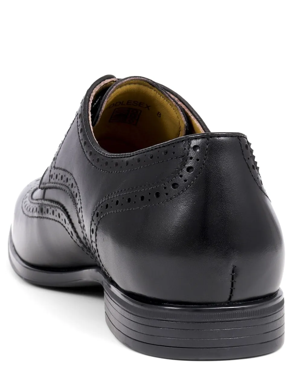 Jones Bootmaker Black Chrome Middleham Leather Oxford Black Shoes