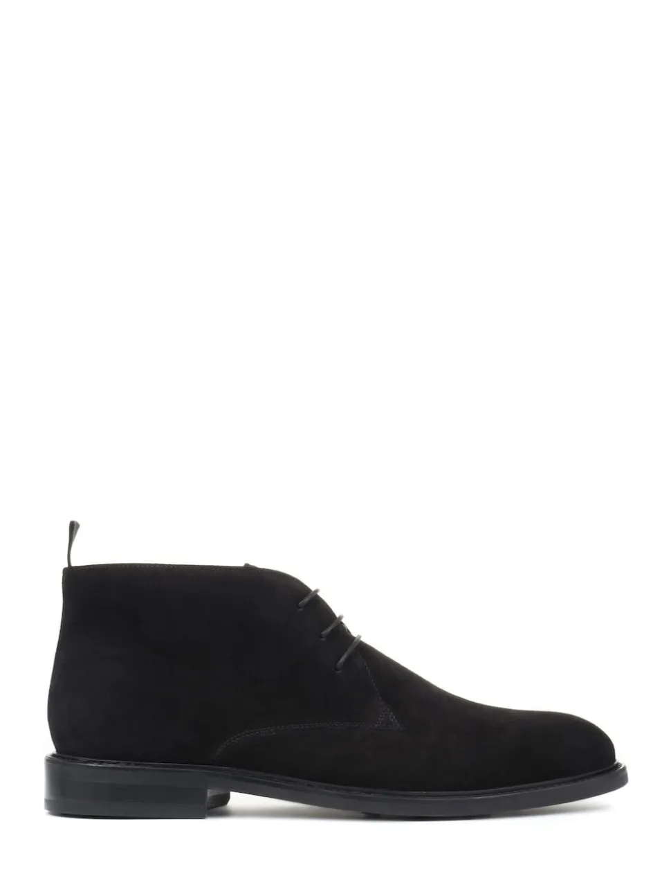 Jones Bootmaker Black Deacon Suede Chukka Boots