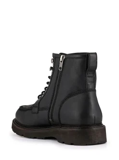Jones Bootmaker Black Essex Chunky Leather Boots