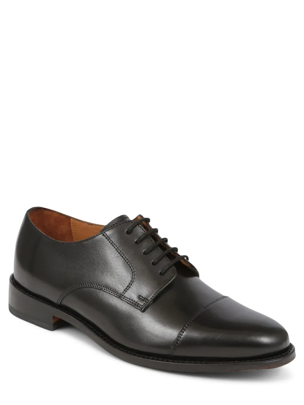 Jones Bootmaker Black Gents Lace-Up Smart Leather Shoes