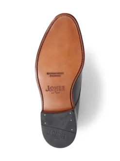 Jones Bootmaker Black Gents Lace-Up Smart Leather Shoes
