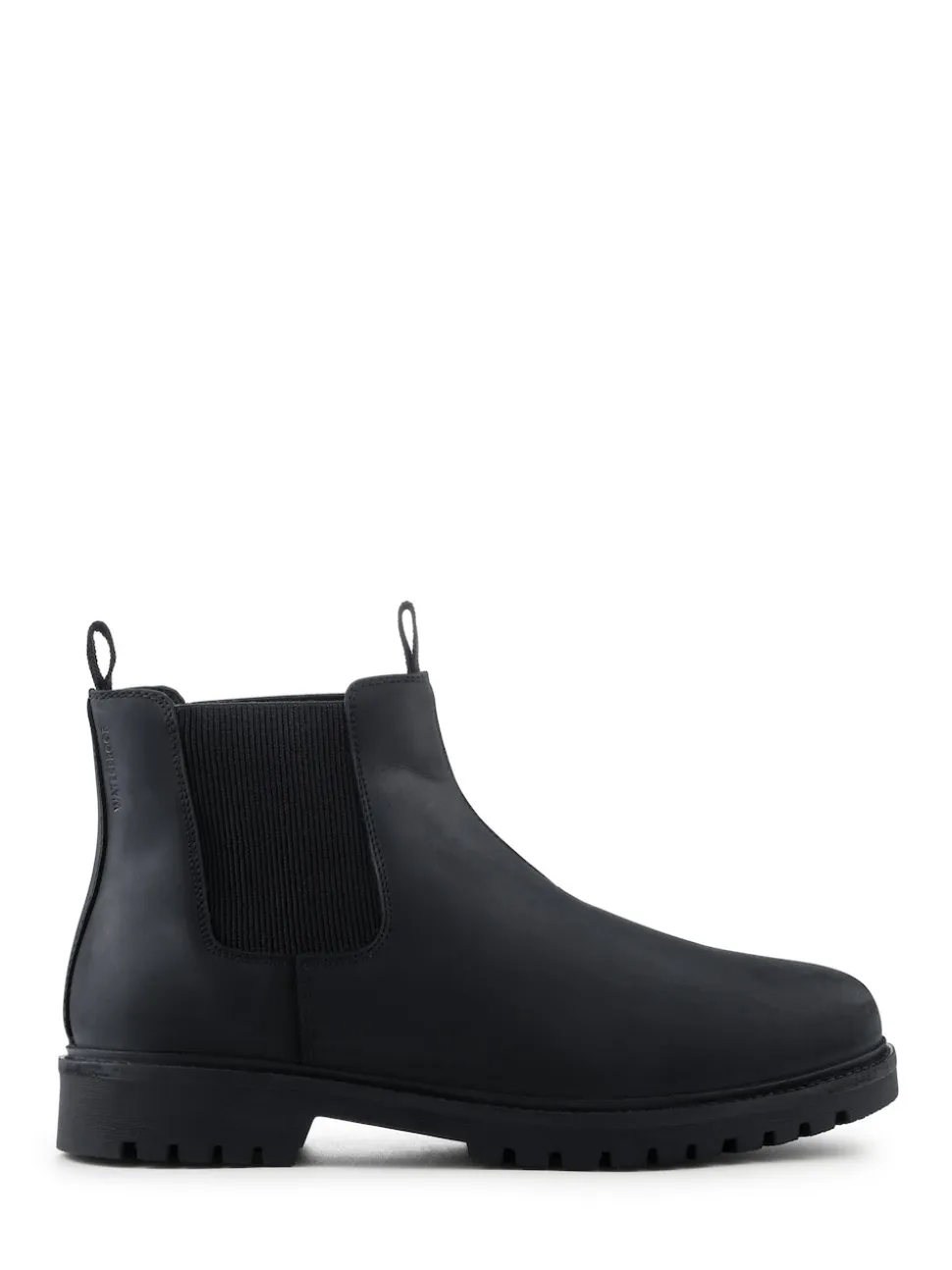 Jones Bootmaker Black Hamburg Leather Waterproof Chelsea Boots
