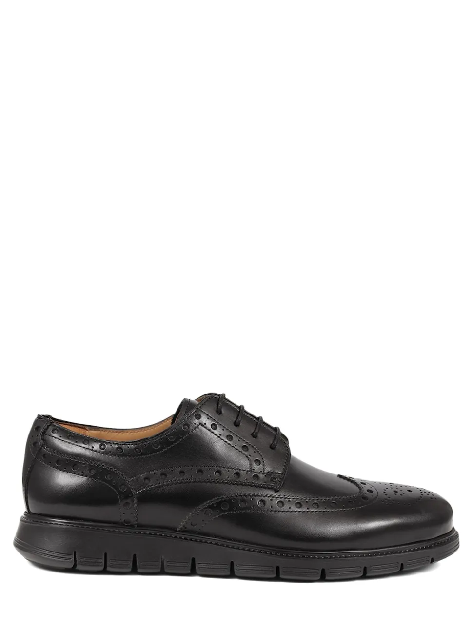 Jones Bootmaker Black London City 2 Brogues Derby Shoes